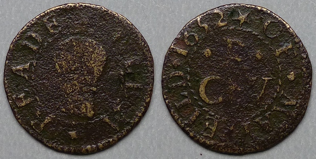 Mayfield, Clem Reade 1652 farthing